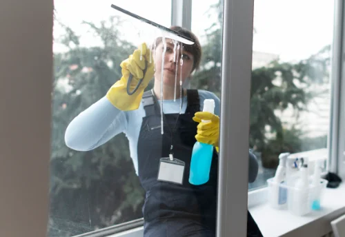 Nettoyage de vitres intérieures et extérieures à Juscorps
